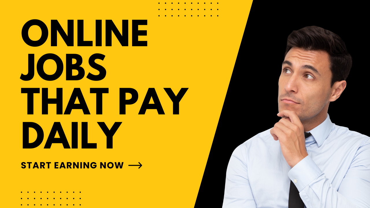 Read more about the article Online Jobs That Pay Daily (2025 Update)